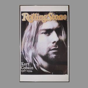 Black & White Kurt Cobain Mini Poster